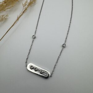 Dutchess Silver Necklace